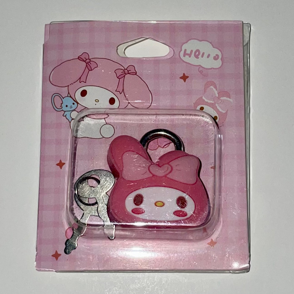 Mini Stationary Padlock with 2 Keys ~ My Melody